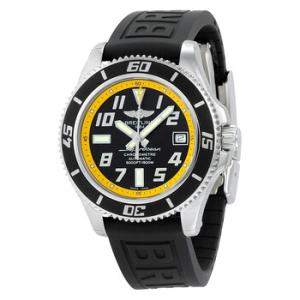 Superocean 42 Automatic Black Dial Rubber Watch A1736402BA32BKPD3