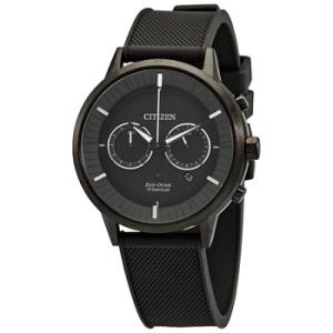 Titanium Chronograph Black Dial Watch CA440517H