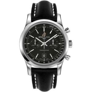 Transocean Chronograph Automatic Black Dial Watch A4131012BC06429X
