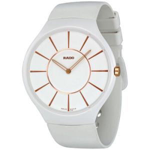 True Thinline White Dial Rubber Strap Watch R27957109