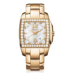 Two O Ten Diamond Mother of Pearl 18k Rose Gold Watch