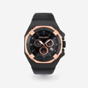 Valiant Chronograph Quartz Black Dial Watch PLV2900RGBK