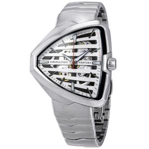 Ventura Elvis80 Automatic Skeleton Shield Shaped Watch H24555181