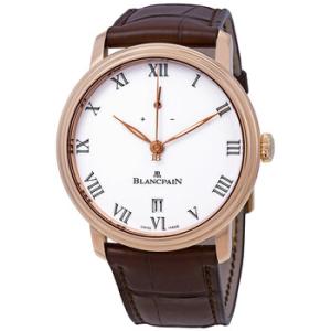 Villeret 18Kt Rose Gold 8 Days Manual Wind White Dial Watch 6613363155B