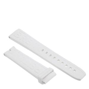 White Diver Pro Rubber Strap 18mm