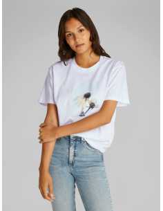 მაისურები CALVIN KLEIN JEANS - FLOWER GRAPHIC RELAXED TEE