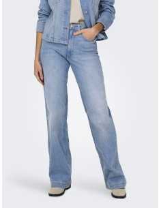 ქალის ჯინსი ONLY - ONLMISHY HW WIDE LB DNM AKM MOCH