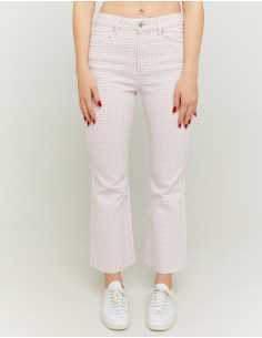 ქალის ჯინსი Tally Weijl - Vichy Cropped Flare Jeans