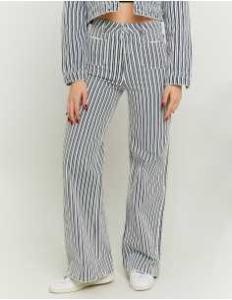 ქალის ჯინსი Tally Weijl - Striped High Waist Wide Leg Jeans