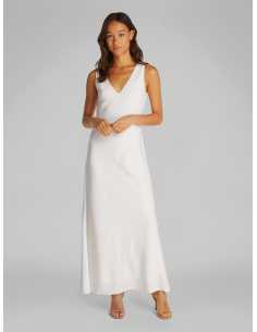 კაბა CALVIN KLEIN - TECH TEXTURE BIAS ANKLE  DRESS