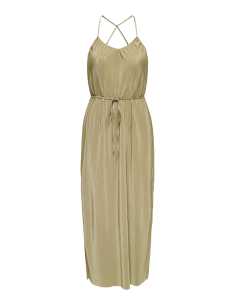 კაბა ONLY - ONLCLAUDIA PLISSE STRAP LONG DRESS PTM