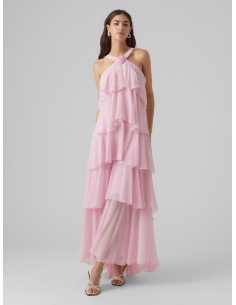 კაბა Vero Moda - VMFELICIA SL RUFFLE MAXI DRESS EXP
