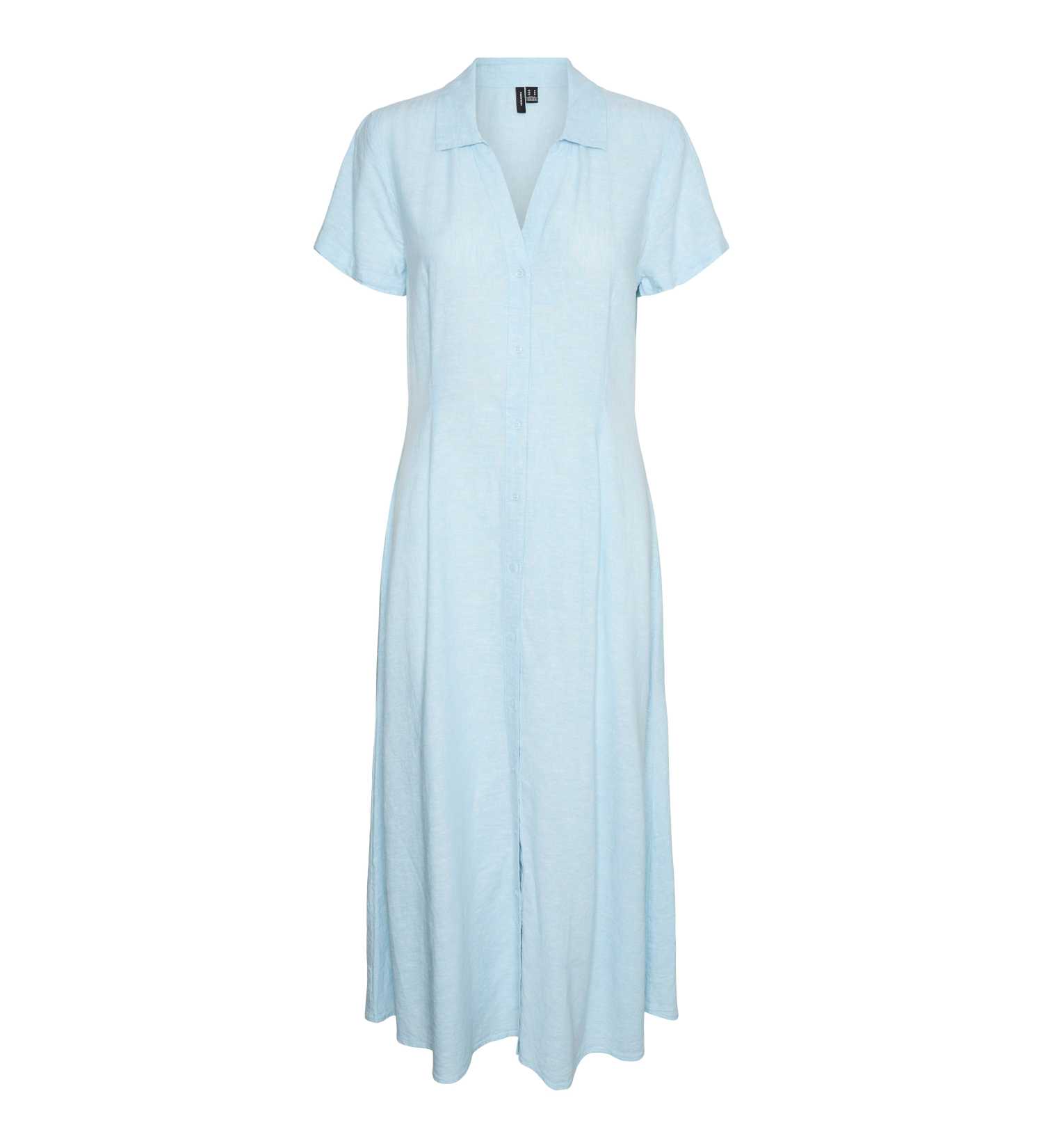 კაბა Vero Moda - VMLINN SS 7/8 VOLUME DRESS WVN