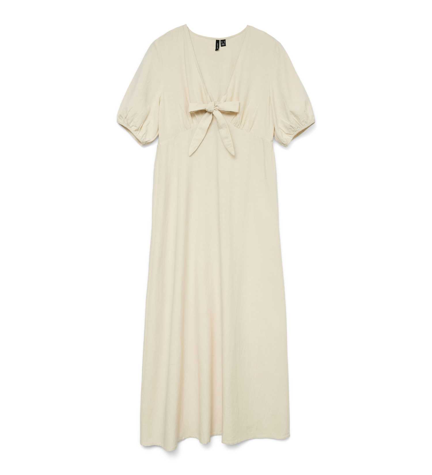 კაბა Vero Moda - VMNETHE 2/4  V-NECK ANKLE DRESS WVN