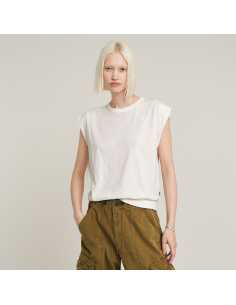 მაისურები G-Star Raw - Open back loose sleeveless top wmn