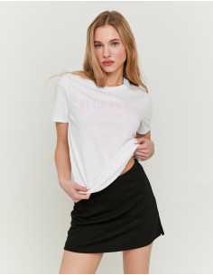მაისურები Tally Weijl - White Printed T-shirt
