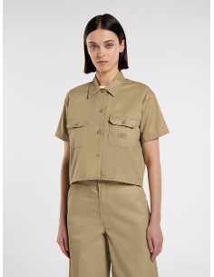 პერანგი Dickies - WORK SHIRT CROPPED SS W