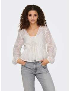 პერანგი ONLY JDY - JDYSUNNY 7/8 ANGALISE TIE TOP WVN