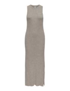 კაბა ONLY - ONLTARA SL RIB O-NECK MAXI DRESS KNT
