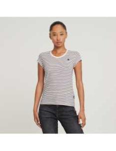 მაისურები G-Star Raw - Stripe eyben slim v t 2.0 wmn