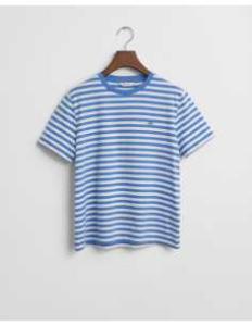 მაისურები Gant - REG STRIPED SHIELD SS TSHIRT