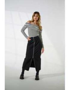 ქვედაბოლო ONLY - ONLMARCELLA HW LONG ZI SKIRT CC TLR