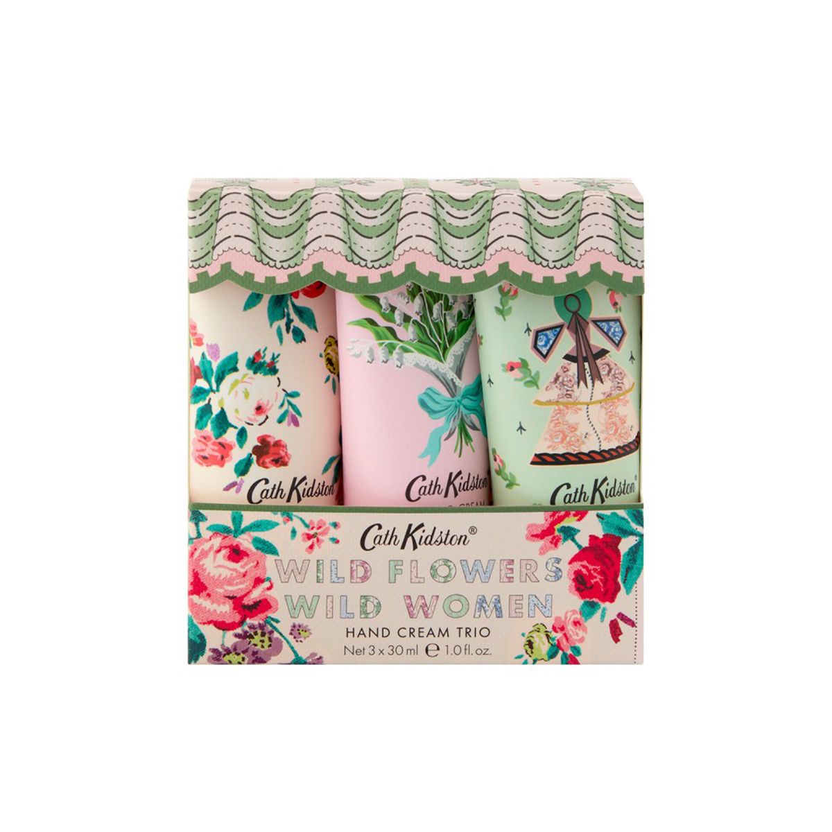 ხელის კრემი Cath Kidston 3 ცალი 30 მლ 22469 ჰესკოტი და აივორი - Heathcote & Ivory