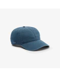 ქალის კეპი LACOSTE - Washed Cotton Twill Cap