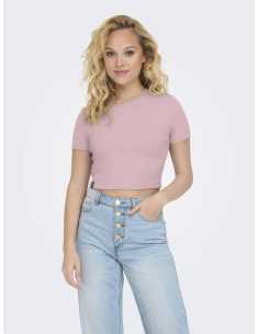 მაისურები ONLY - ONLBETTY LIFE SS O-NECK SHORT TOP CC JRS
