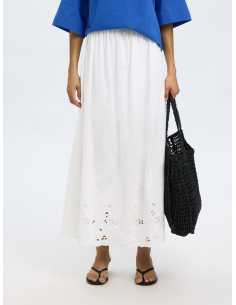 ქვედაბოლო SELECTED FEMME - SLFDAHLIA HW ANKLE BRODERI SKIRT B