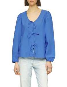 პერანგი s.Oliver - Cropped blouse with eyelet embroidery