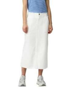 ქვედაბოლო s.Oliver - Denim midi skirt with a slit