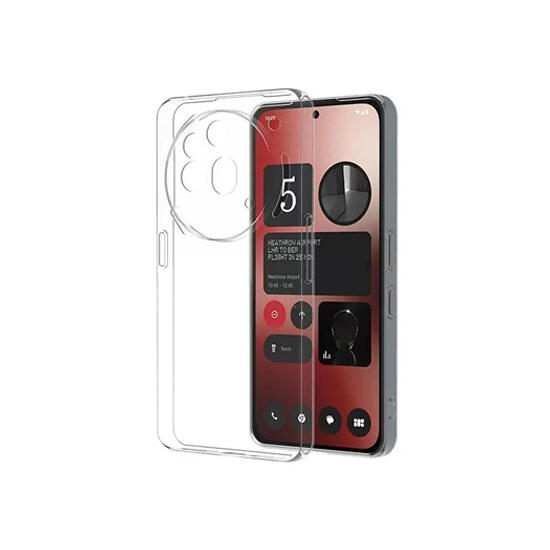 Ovose UltraSlim Case Unique Skid Series Nothing Phone 3A Pro Transparent