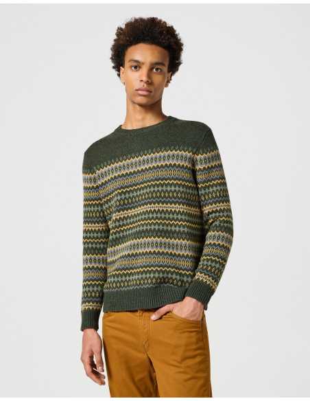 კაცის სვიტერი Wrangler - FAIRISLE SWEATER