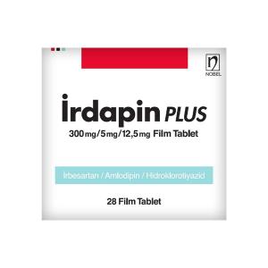 ირდაპინ პლუსი - Irdapin Plus 300/5/12.5მგ 28 ტაბლეტი