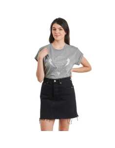 მაისურები GUESS - SS CN SLEEVES STRASS DETAIL