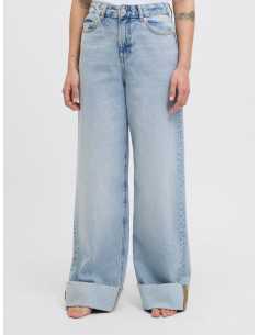 ქალის ჯინსი JJXX - JXTOKYO WIDE FOLD UP HW R6169 DNM LN