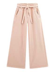 შარვალი GUESS - RGD BULL DNM CULOTTE PAPERBAG