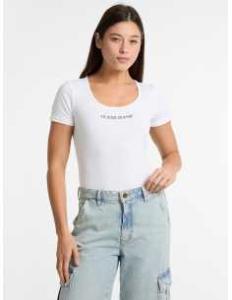 მაისურები GUESS JEANS - GJ SS CN REG TRIANGLE PALM TEE