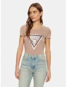 მაისურები GUESS - SS CN CHEETA LOGO TRIANGLE TEE