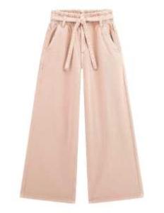 შარვალი GUESS - RGD BULL DNM CULOTTE PAPERBAG