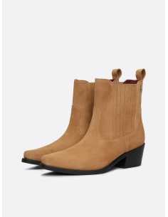 ქალის ბათინკი Tommy Hilfiger - TH SUEDE COWBOY BOOT