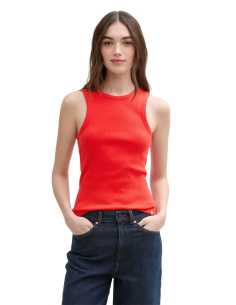 მაისურები Tom Tailor - Racerback Rib Top