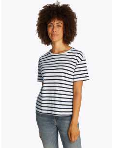 მაისურები Tommy Hilfiger - MODERN CO LINEN C-NK SS