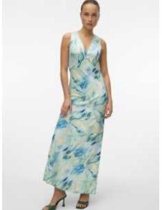 კაბა Vero Moda - VMSELINE ALBA SL LONG DRESS WVN GA CE