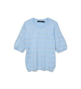 მაისურები Vero Moda - VMHAPPYSHINE STRIPE 2-4 O-NECK PULLOVER