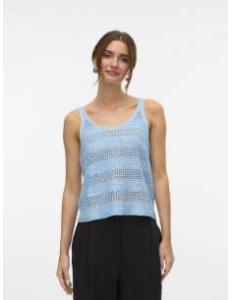 მაისურები Vero Moda - VMLEILANI STRIPE SL U-NECK TOP
