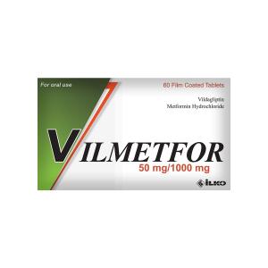 ვილმეტფორი - Vilmetfor 50მგ/1000მგ 60 ტაბლეტი