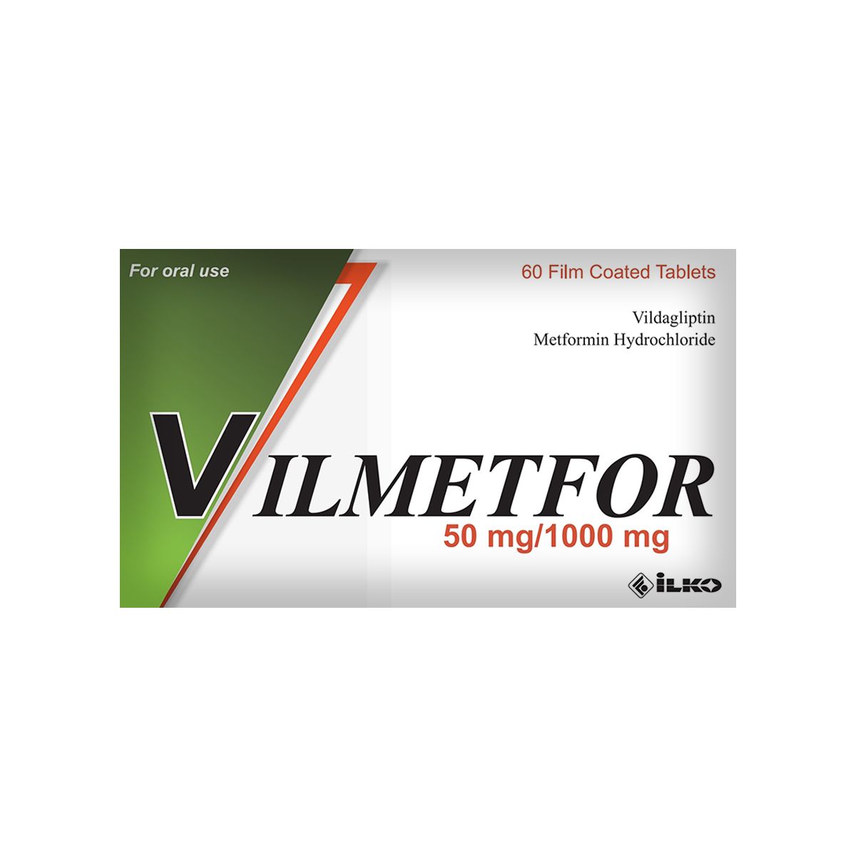 ვილმეტფორი - Vilmetfor 50მგ/1000მგ 60 ტაბლეტი