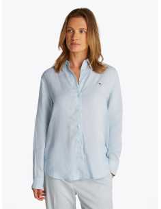 პერანგი Tommy Hilfiger - ESS LINEN RELAXED SHIRT